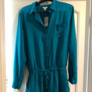 Splendid turquoise romper